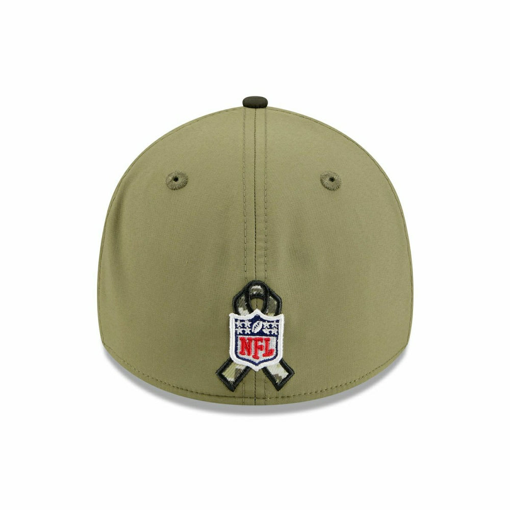 Houston Texans 2025 NFL Salute to Service 39THIRTY Flex Cap Olive - Taass US