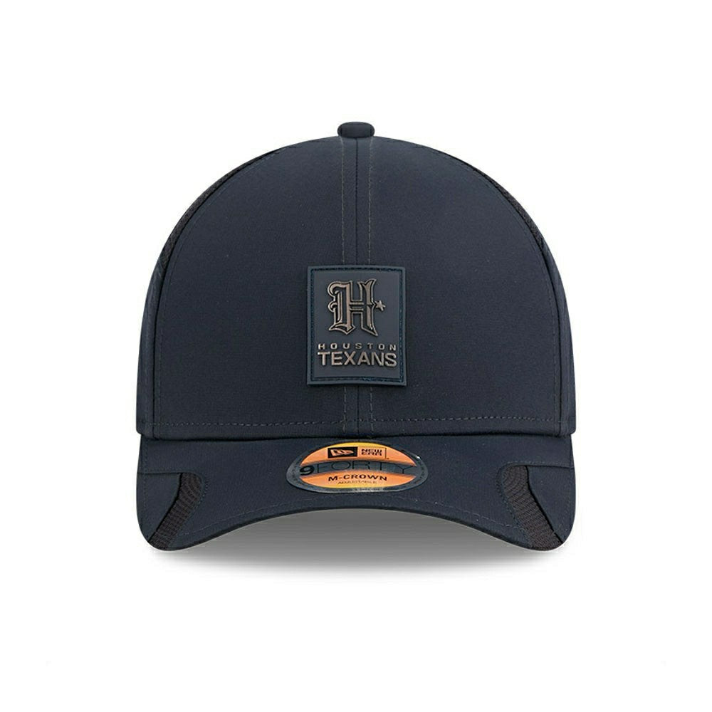 Houston Texans "H" 2025 NFL On-Field Sideline 9FORTY M-Crown Cap Navy - Taass on sale