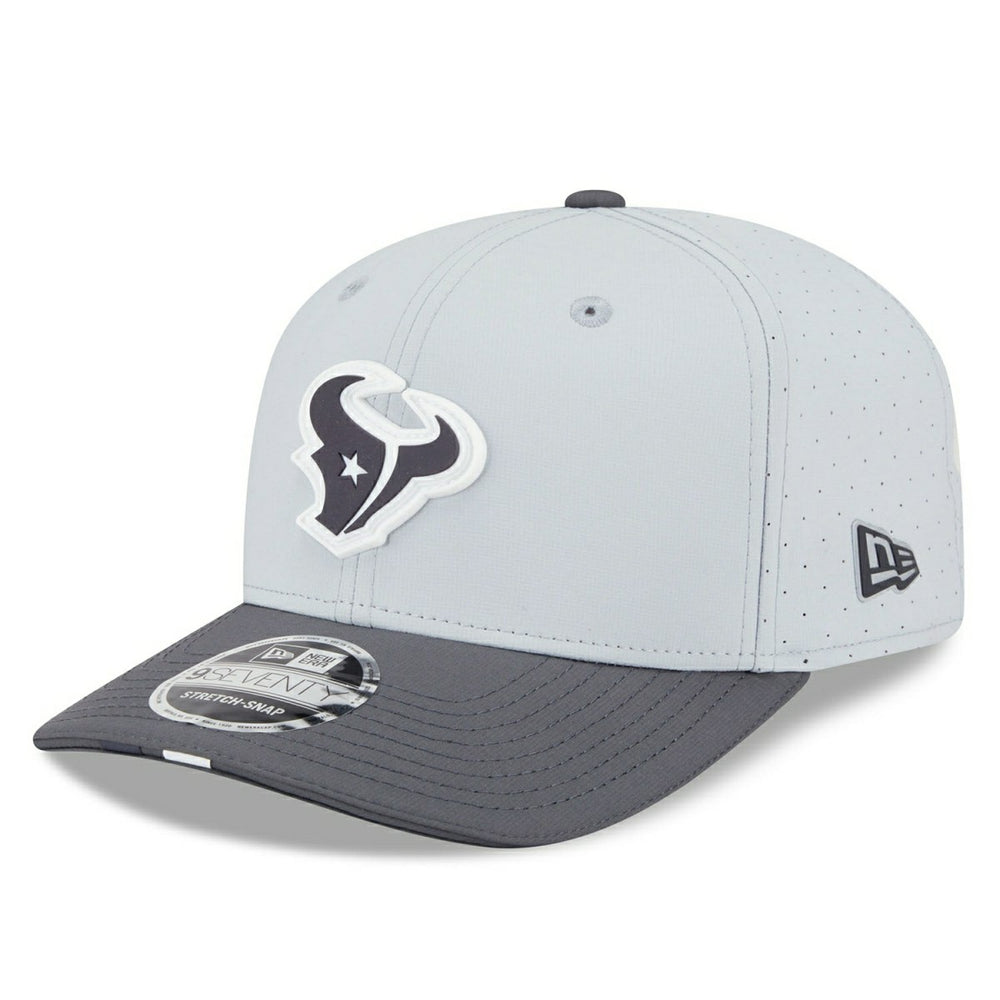 Houston Texans 2025 NFL Training Camp New Era 9SEVENTY Stretch-Snap Cap CW Gray - Taass sale