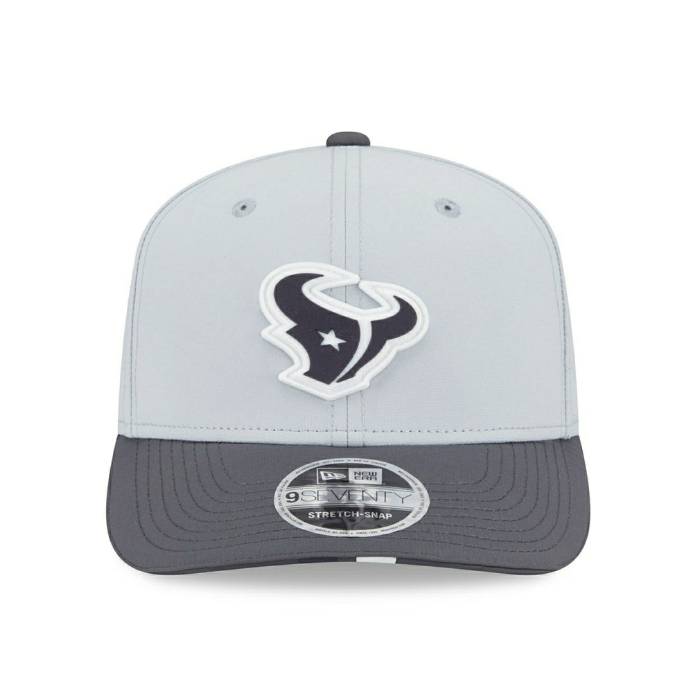 Houston Texans 2025 NFL Training Camp New Era 9SEVENTY Stretch-Snap Cap CW Gray - Taass sale