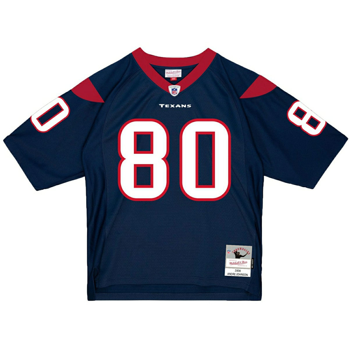 Andre Johnson #80 Houston Texans 2008 Legacy Throwback NFL Jersey Navy - Taass for sale