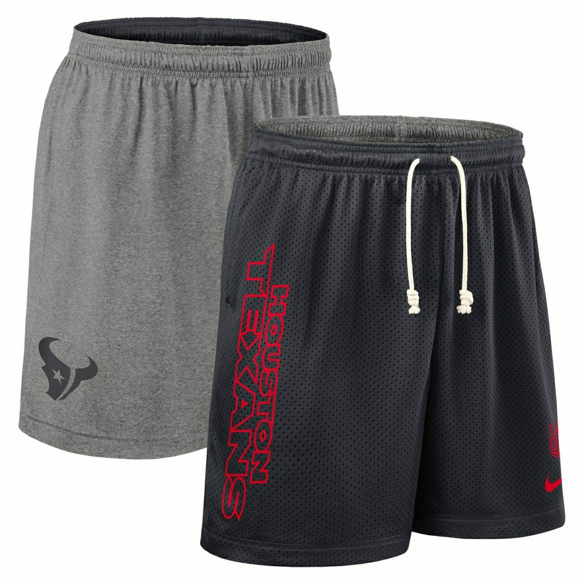 Houston Texans 2025 NFL Sideline Reversible Mesh Nike Dri-FIT Shorts Navy - Taass outlet