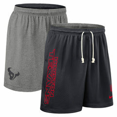 Houston Texans 2025 NFL Sideline Reversible Mesh Nike Dri-FIT Shorts Navy - Taass outlet