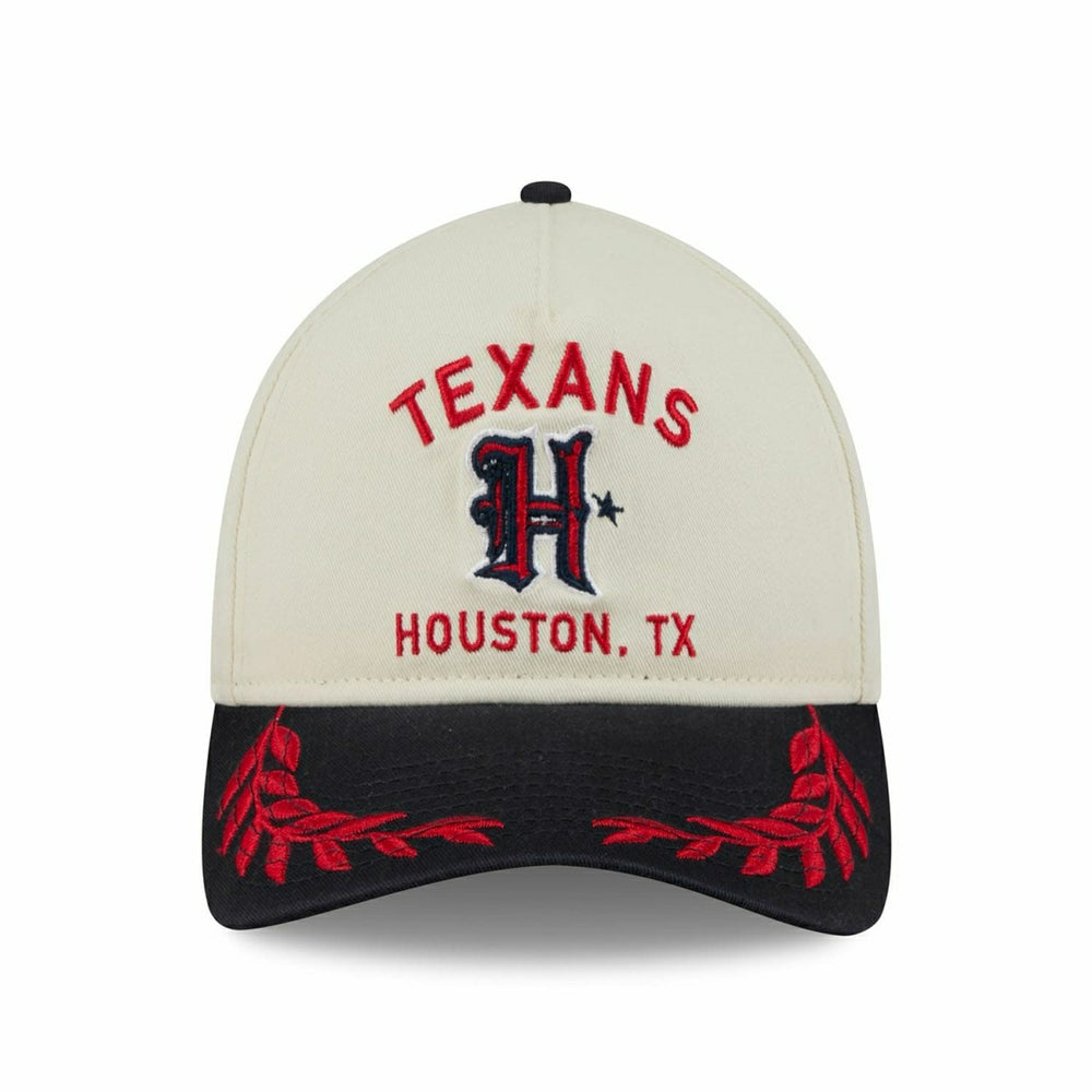 Houston Texans 2025 NFL Draft 9TWENTY A-Frame Adjustable Cap Cream - Taass on sale