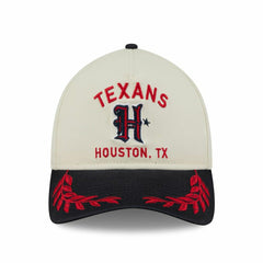 Houston Texans 2025 NFL Draft 9TWENTY A-Frame Adjustable Cap Cream - Taass on sale