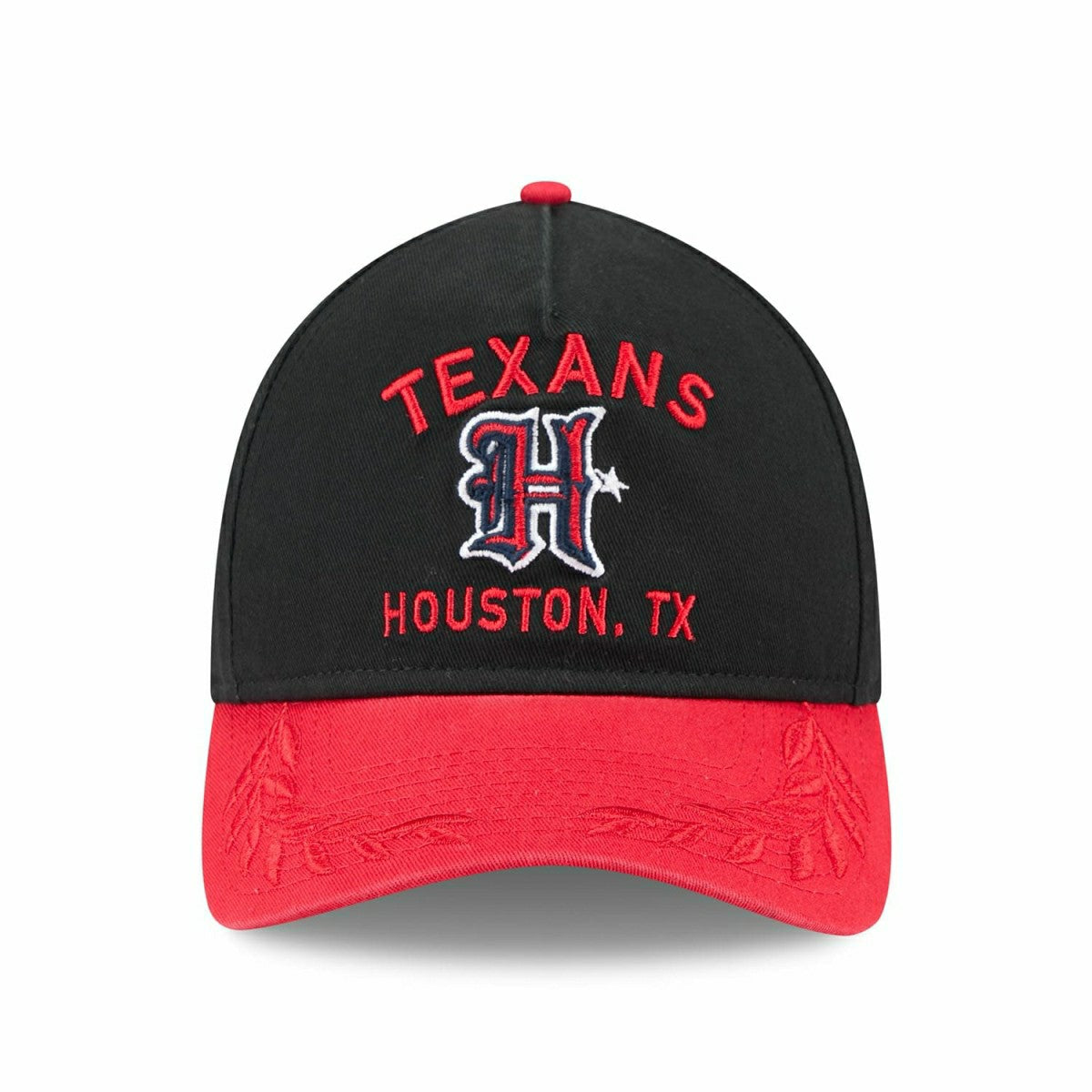 Houston Texans 2025 NFL Draft 9TWENTY A-Frame Adjustable Cap Black - Taass sale