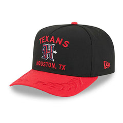 Houston Texans 2025 NFL Draft New Era 9FIFTY A-Frame Snapback Cap Black - Taass for sale