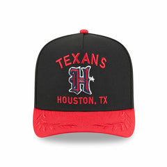 Houston Texans 2025 NFL Draft New Era 9FIFTY A-Frame Snapback Cap Black - Taass for sale