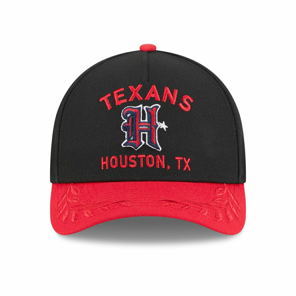 Houston Texans 2025 NFL Draft 9FORTY M-Crown A-Frame Snapback Cap Black - Taass Online