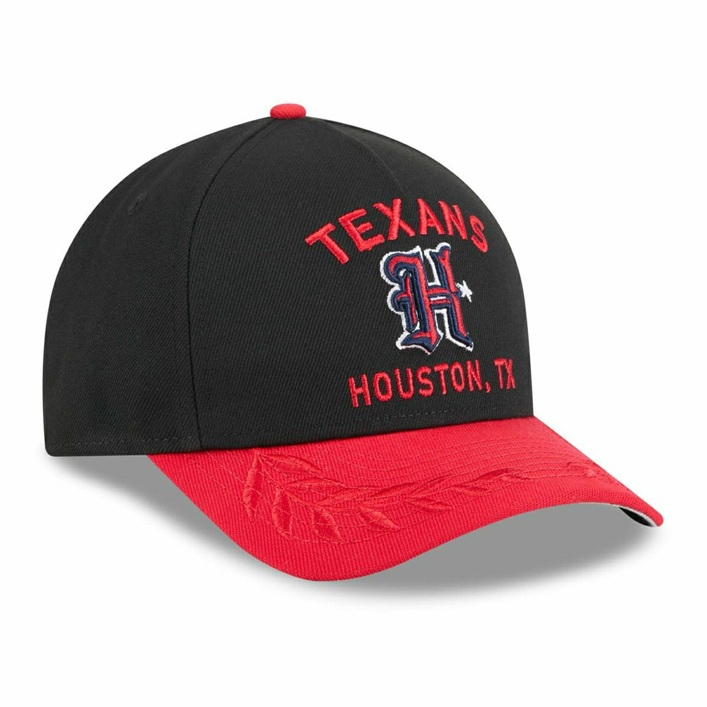 Houston Texans 2025 NFL Draft 9FORTY M-Crown A-Frame Snapback Cap Black - Taass Online