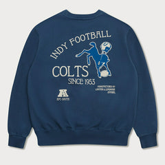 Indianapolis Colts L&L '96 Classics NFL Crew Sweater Blue - Taass US
