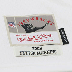 Peyton Manning #18 Indianapolis Colts 2006 Throwback NFL Jersey White - Taass for sale