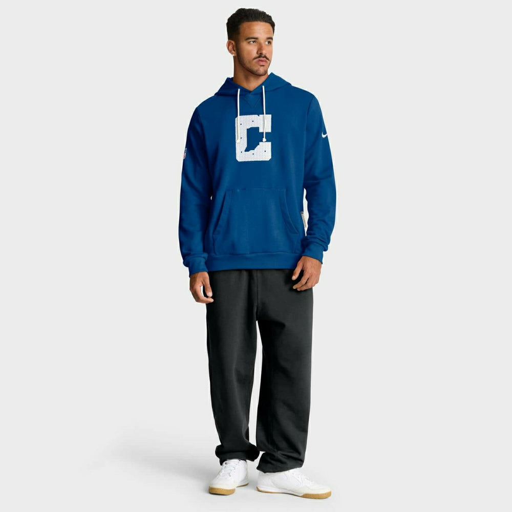 Indianapolis Colts 2025 NFL Sideline Standard Issue Hoodie Blue - Taass Online