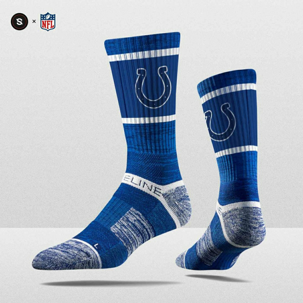 Indianapolis Colts Strideline Premium NFL Crew Socks - Taass for sale
