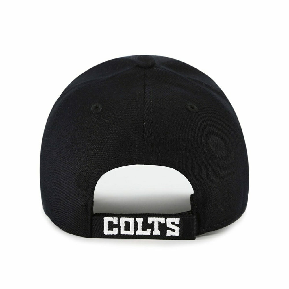 Indianapolis Colts Black & White '47 MVP Adjustable NFL Cap Black - Taass US