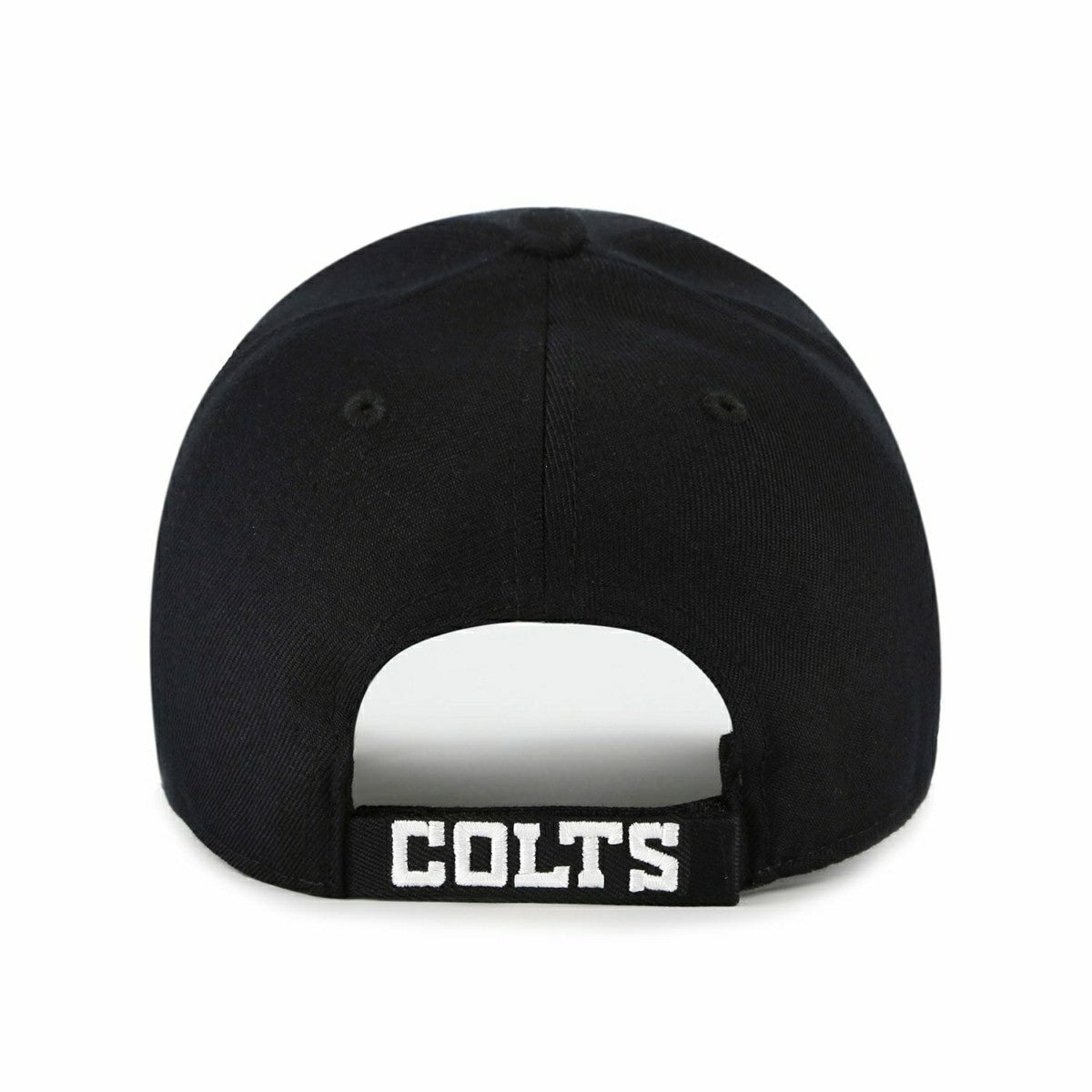Indianapolis Colts Black & White '47 MVP Adjustable NFL Cap Black - Taass US