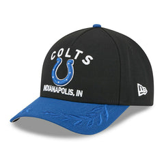 Indianapolis Colts 2025 NFL Draft 9FORTY M-Crown A-Frame Snapback Cap Black - Taass on sale