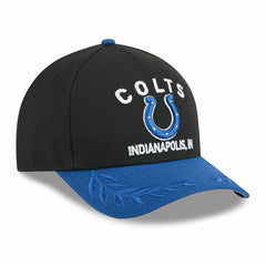 Indianapolis Colts 2025 NFL Draft 9FORTY M-Crown A-Frame Snapback Cap Black - Taass on sale