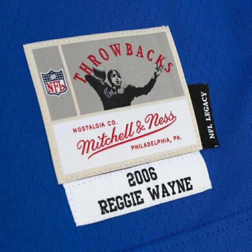 Reggie Wayne #87 Indianapolis Colts Legacy Throwback NFL Jersey Blue - Taass US
