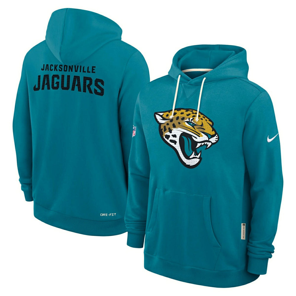 Jacksonville Jaguars 2025 NFL Sideline Standard Issue Hoodie Teal - Taass outlet