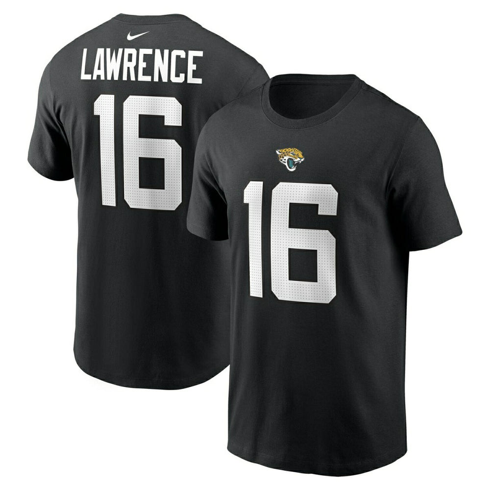 Trevor Lawrence #16 Jacksonville Jaguars Nike Player NFL T-Shirt Black - Taass for sale
