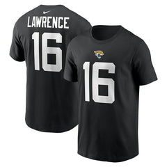 Trevor Lawrence #16 Jacksonville Jaguars Nike Player NFL T-Shirt Black - Taass for sale