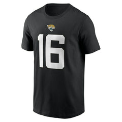 Trevor Lawrence #16 Jacksonville Jaguars Nike Player NFL T-Shirt Black - Taass for sale