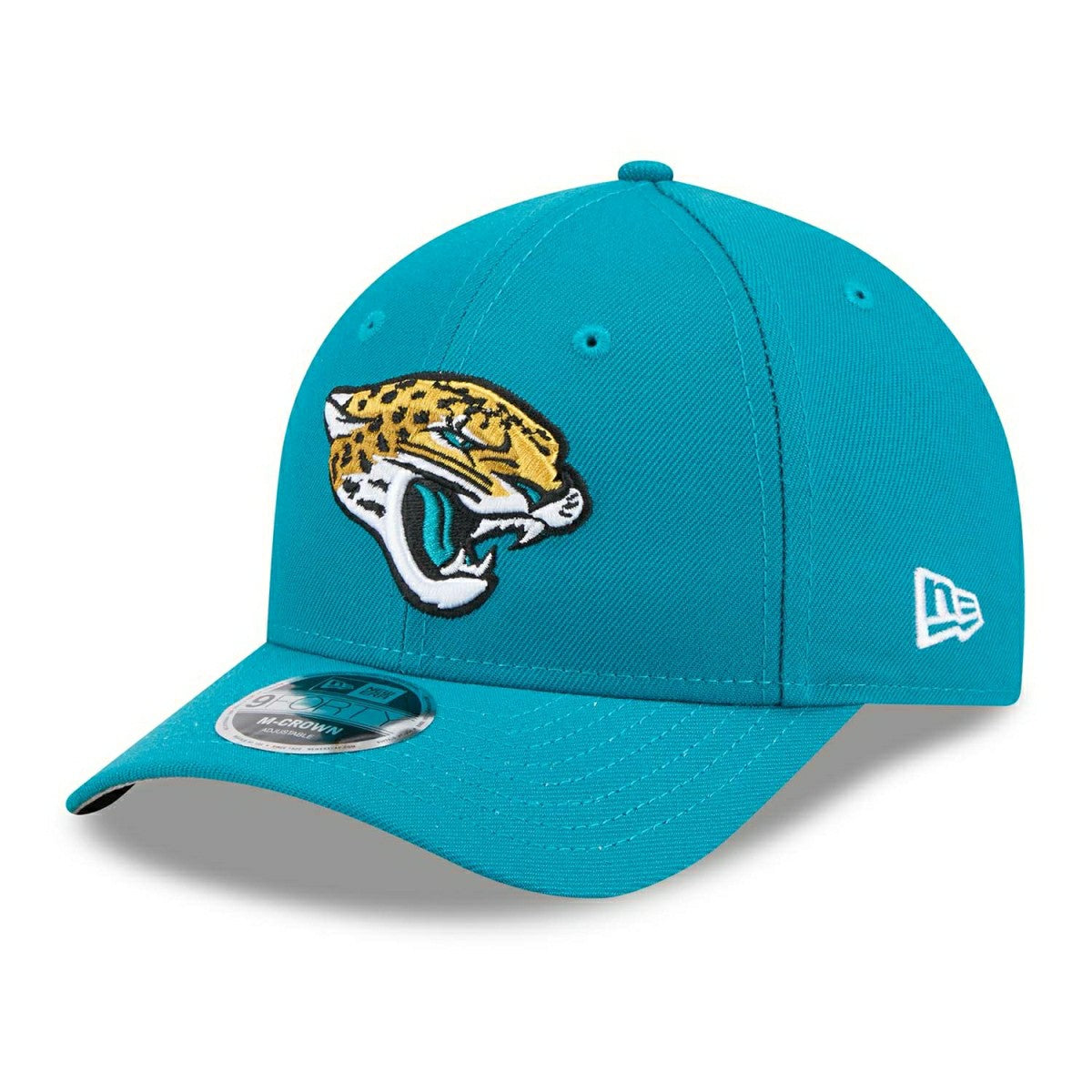 Jacksonville Jaguars NFL Team Logo New Era 9FORTY M-Crown Snapback Cap Teal - Taass US