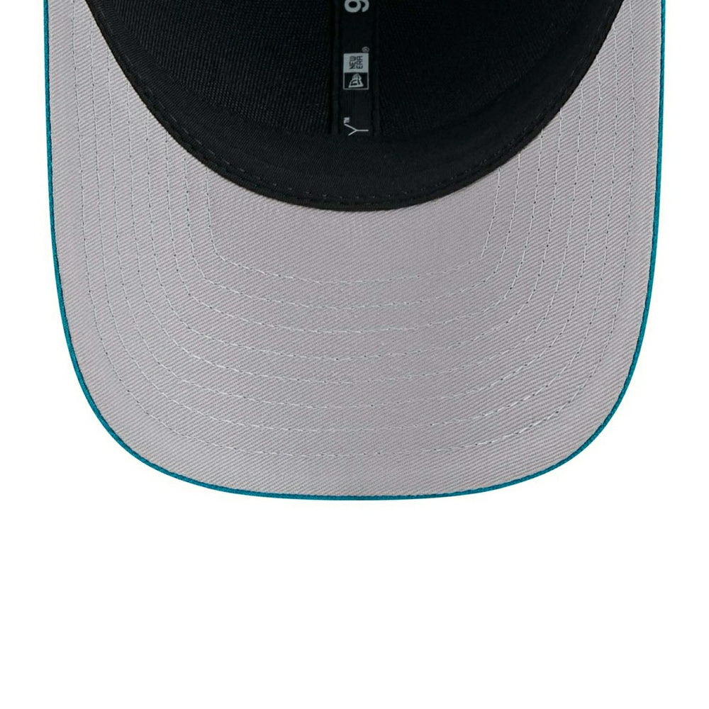 Jacksonville Jaguars NFL Team Logo New Era 9FORTY M-Crown Snapback Cap Teal - Taass US