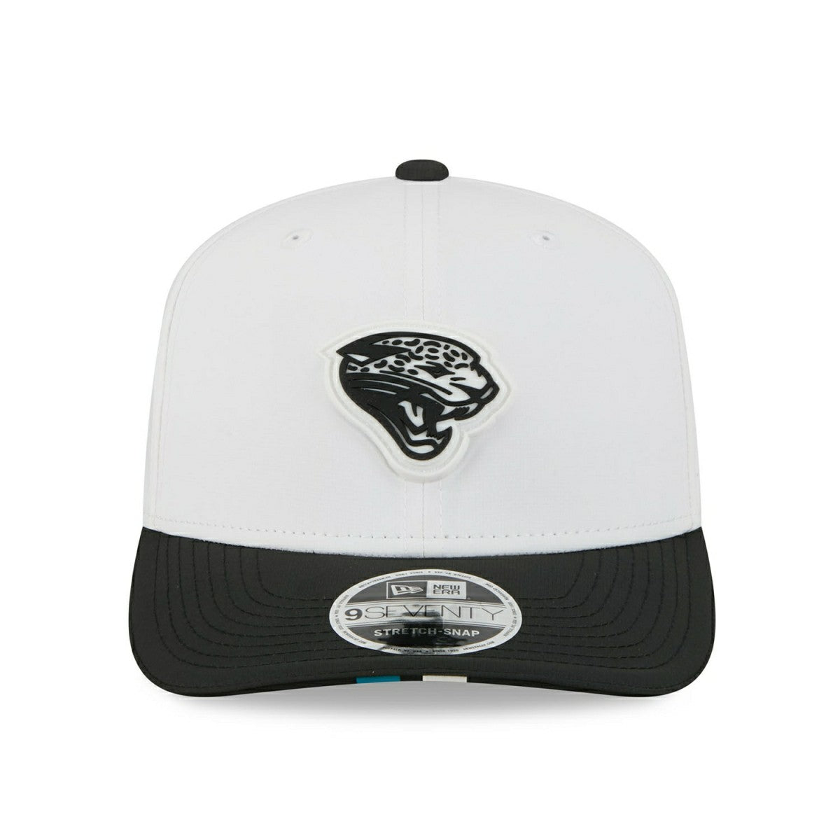 Jacksonville Jaguars 2025 NFL Training Camp New Era  9SEVENTY Stretch-Snap Cap OTC White - Taass on sale