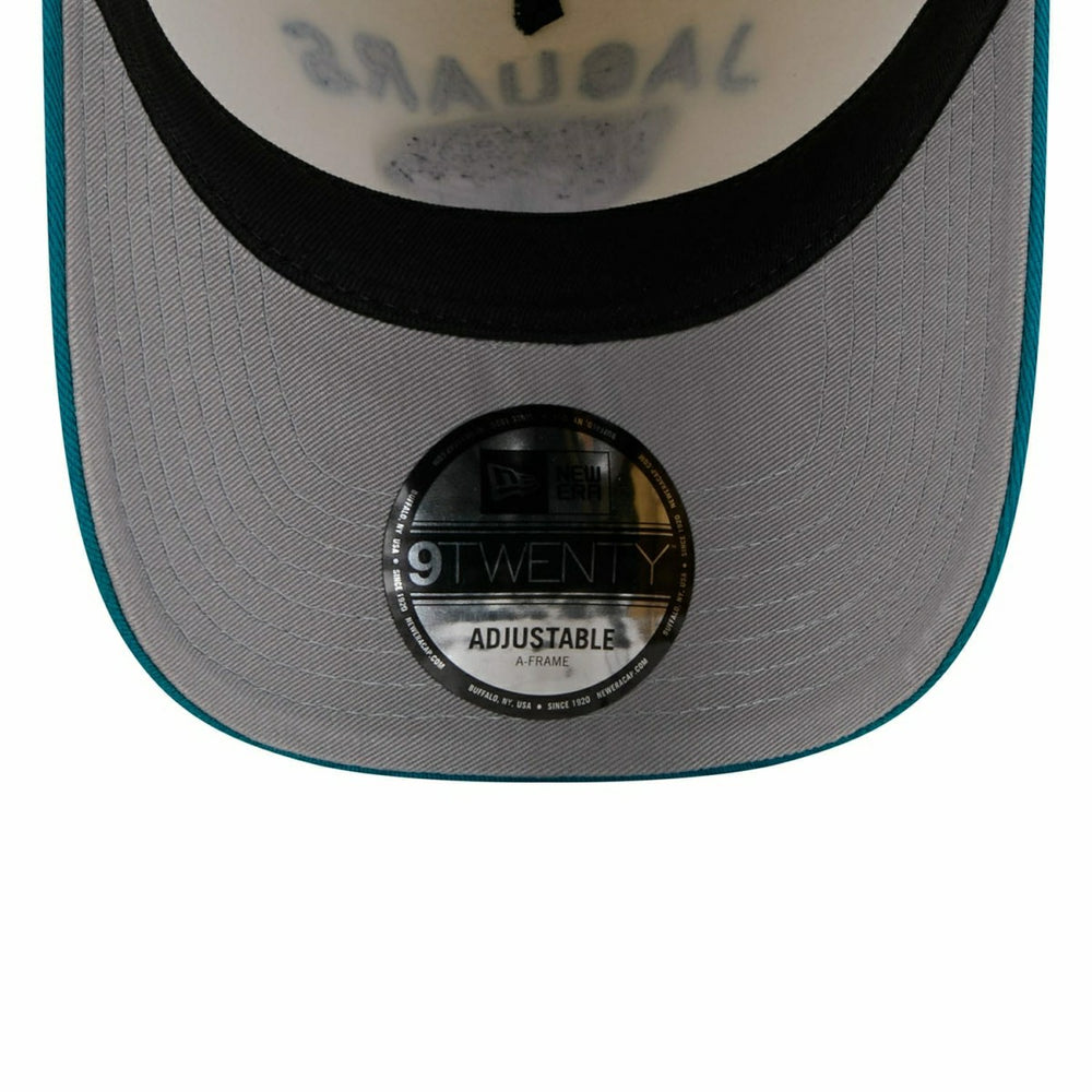 Jacksonville Jaguars 2025 NFL Draft 9TWENTY A-Frame Adjustable Cap Cream - Taass outlet