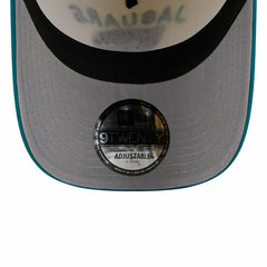 Jacksonville Jaguars 2025 NFL Draft 9TWENTY A-Frame Adjustable Cap Cream - Taass outlet