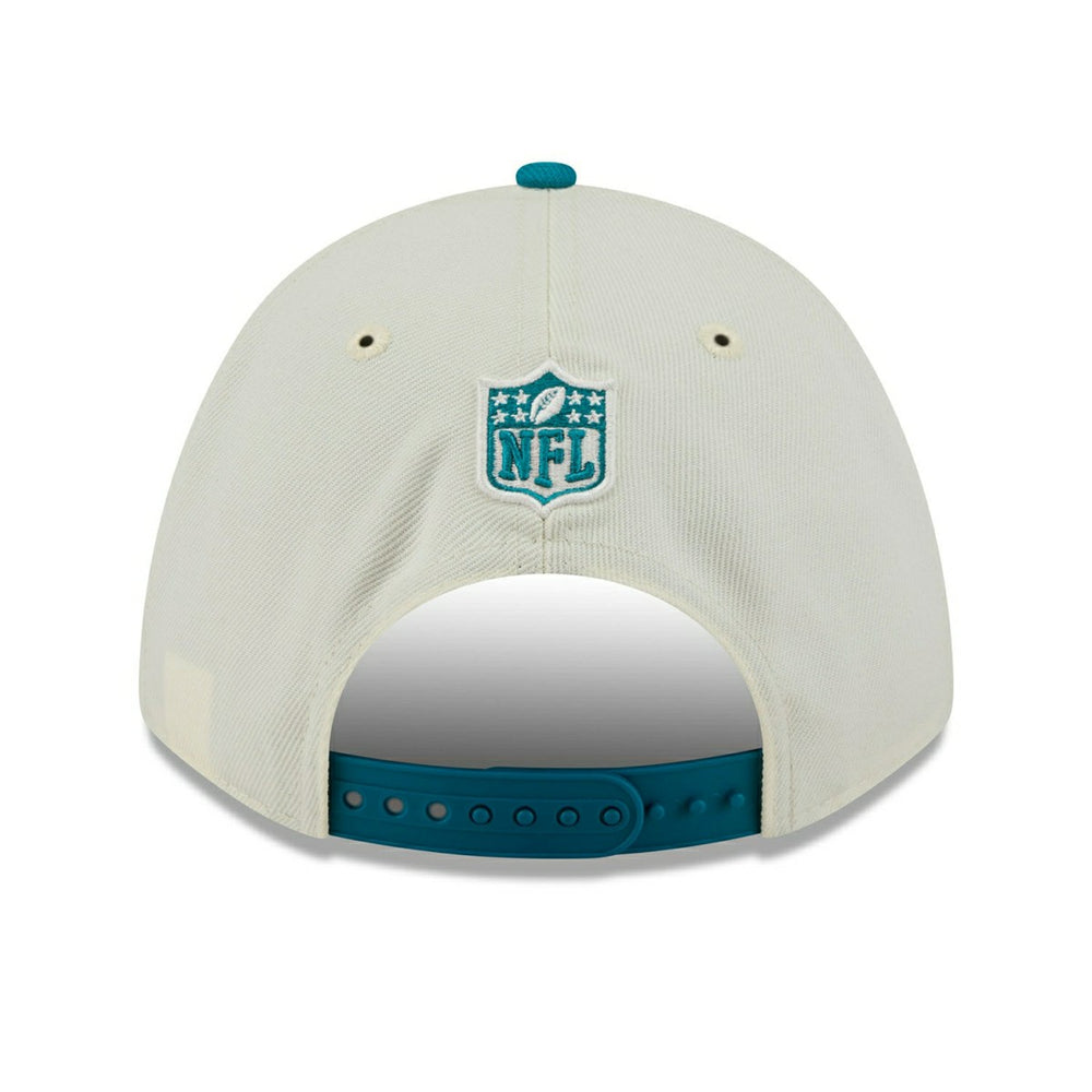 Jacksonville Jaguars 2025 NFL Draft 9FORTY M-Crown A-Frame Snapback Cap Cream - Taass discount