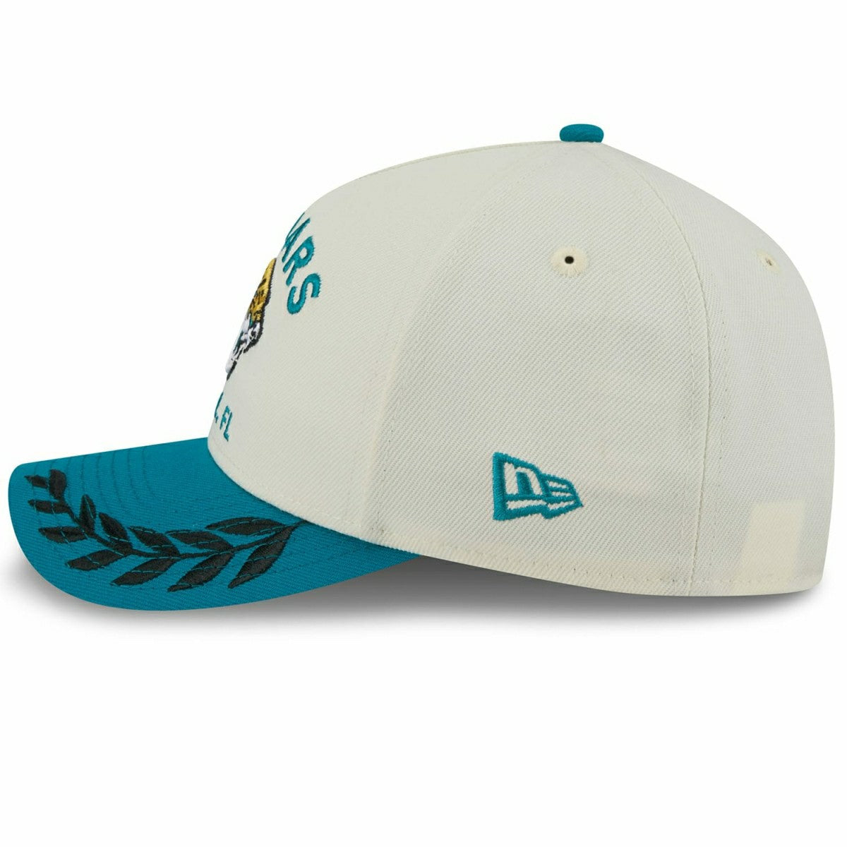 Jacksonville Jaguars 2025 NFL Draft 9FORTY M-Crown A-Frame Snapback Cap Cream - Taass discount