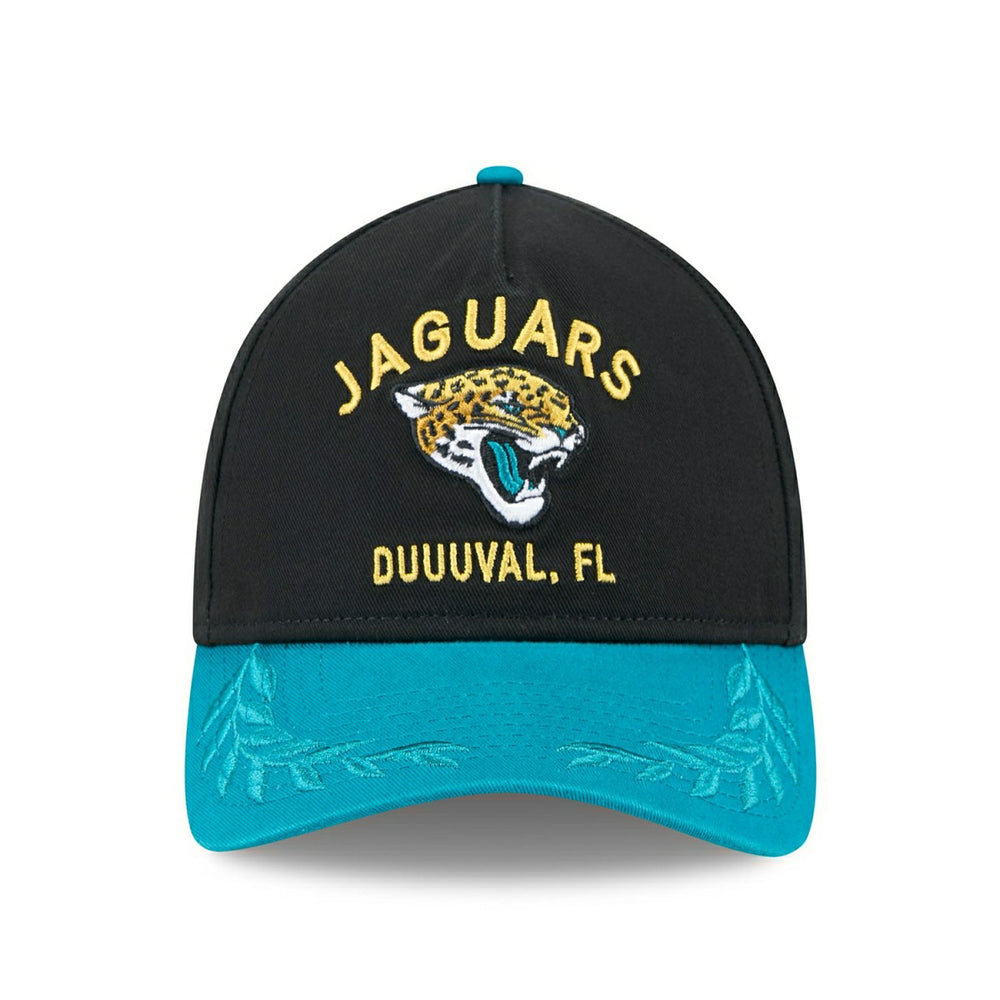 Jacksonville Jaguars 2025 NFL Draft 9TWENTY A-Frame Adjustable Cap Black - Taass US