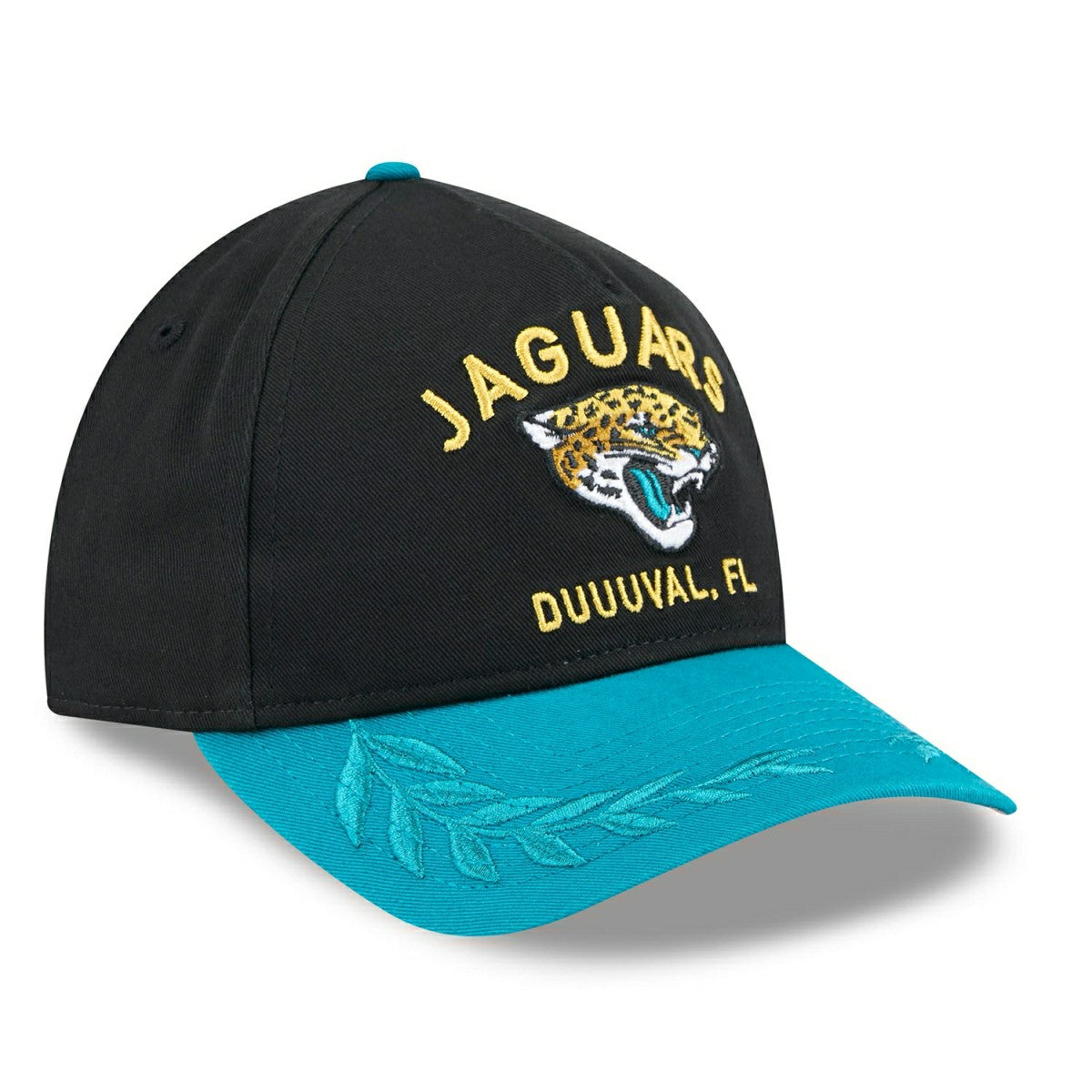 Jacksonville Jaguars 2025 NFL Draft 9TWENTY A-Frame Adjustable Cap Black - Taass US