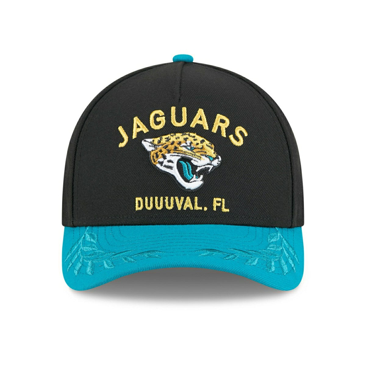 Jacksonville Jaguars 2025 NFL Draft 9FORTY M-Crown A-Frame Snapback Cap Black - Taass on sale