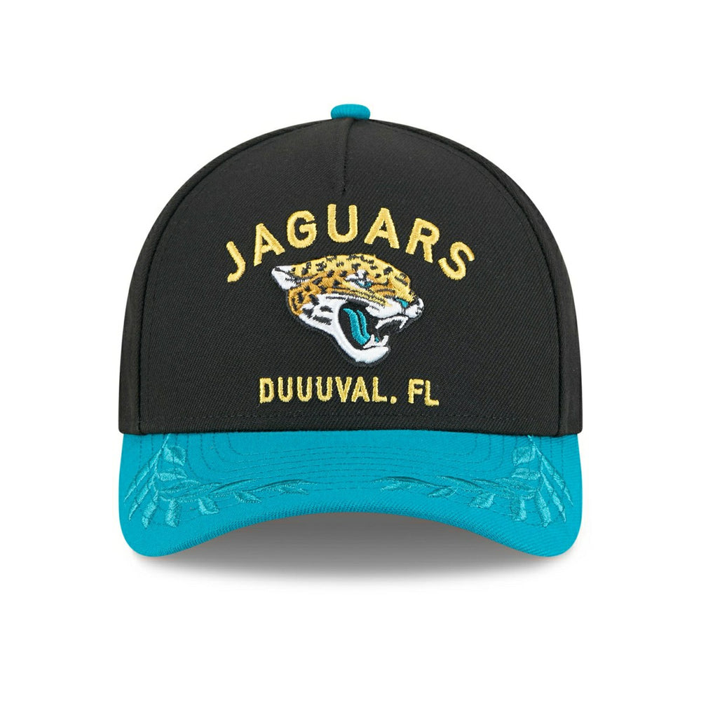 Jacksonville Jaguars 2025 NFL Draft 9FORTY M-Crown A-Frame Snapback Cap Black - Taass on sale