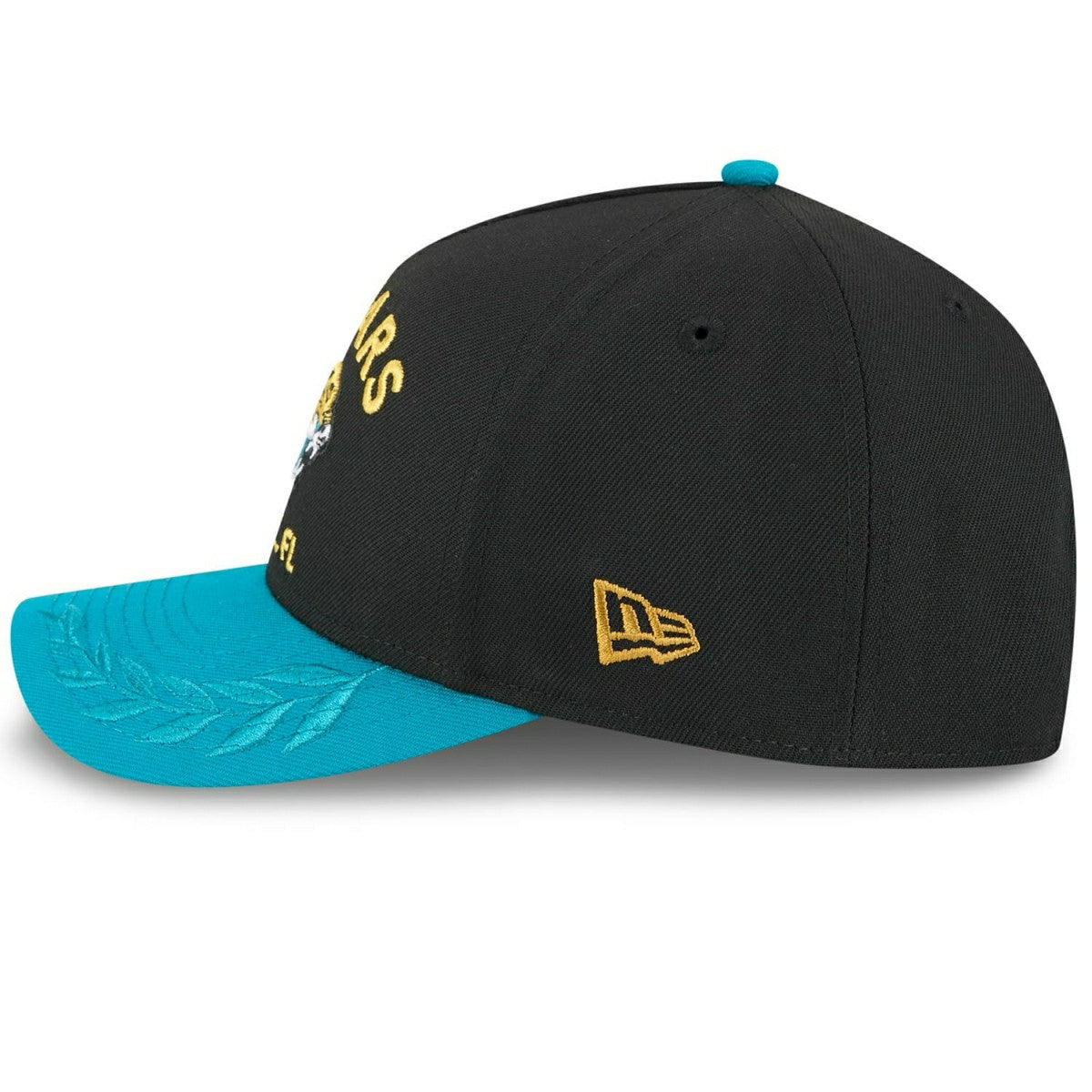 Jacksonville Jaguars 2025 NFL Draft 9FORTY M-Crown A-Frame Snapback Cap Black - Taass on sale