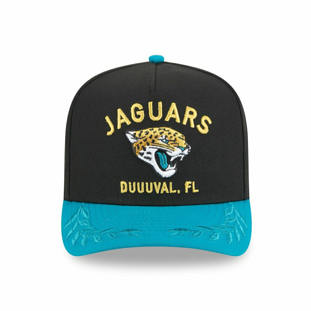 Jacksonville Jaguars 2025 NFL Draft New Era 9FIFTY A-Frame Snapback Cap Black - Taass sale