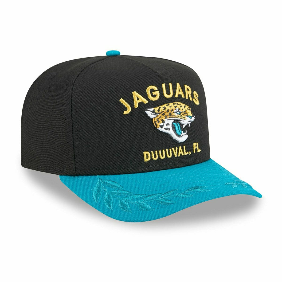 Jacksonville Jaguars 2025 NFL Draft New Era 9FIFTY A-Frame Snapback Cap Black - Taass sale