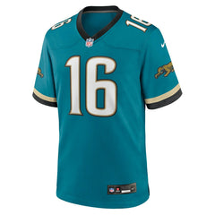 Trevor Lawrence #16 Jacksonville Jaguars Classic Nike Game NFL Jersey Türkis - Taass sale