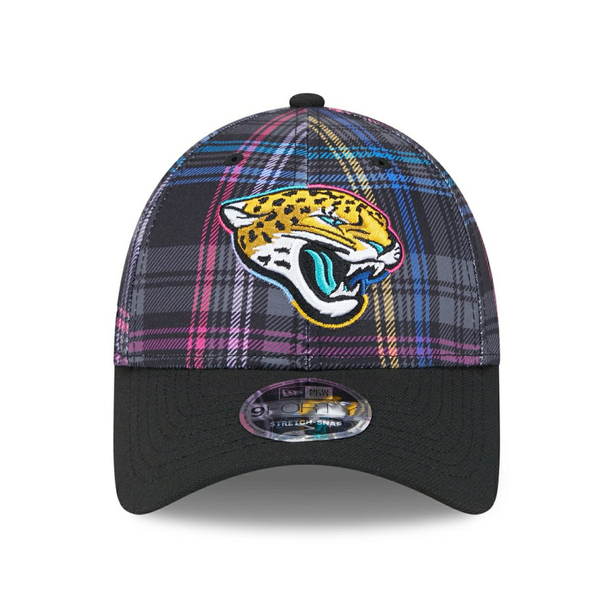 Jacksonville Jaguars 2024 NFL Crucial Catch New Era Stretch-Snap 9FORTY Cap - Taass for sale