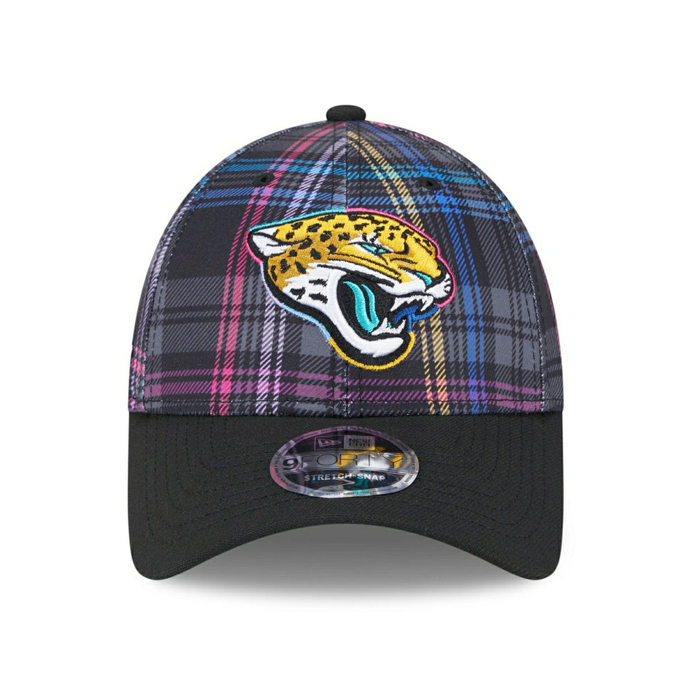 Jacksonville Jaguars 2024 NFL Crucial Catch New Era Stretch-Snap 9FORTY Cap - Taass for sale