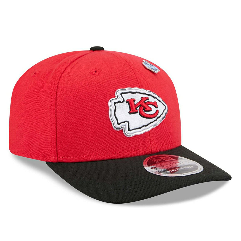 Kansas City Chiefs 2026 NFL Draft 9SEVENTY Stretch-Snap Cap - Taass Online