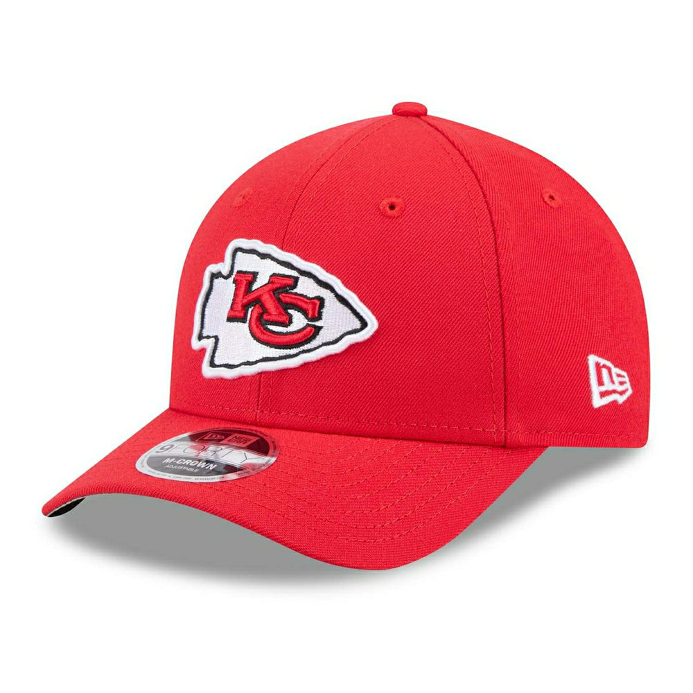 Kansas City Chiefs NFL Team Logo New Era 9FORTY M-Crown Snapback Cap Red - Taass on sale