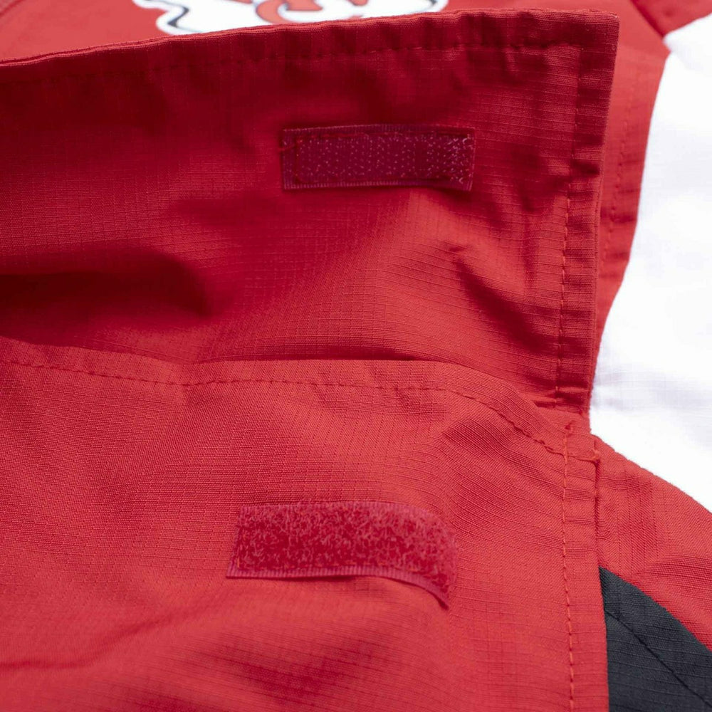 Kansas City Chiefs NFL Quarter Zip Windbreaker Jacket Red - Taass sale