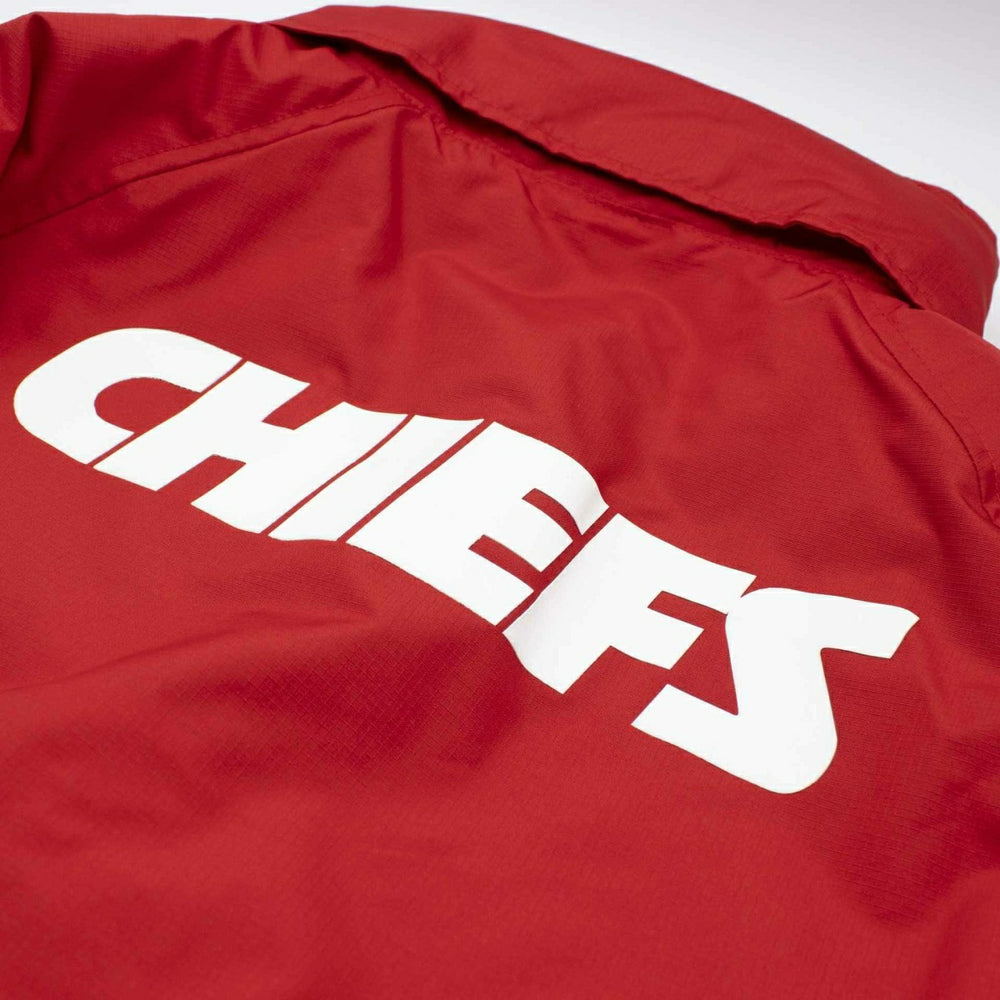 Kansas City Chiefs NFL Quarter Zip Windbreaker Jacket Red - Taass sale