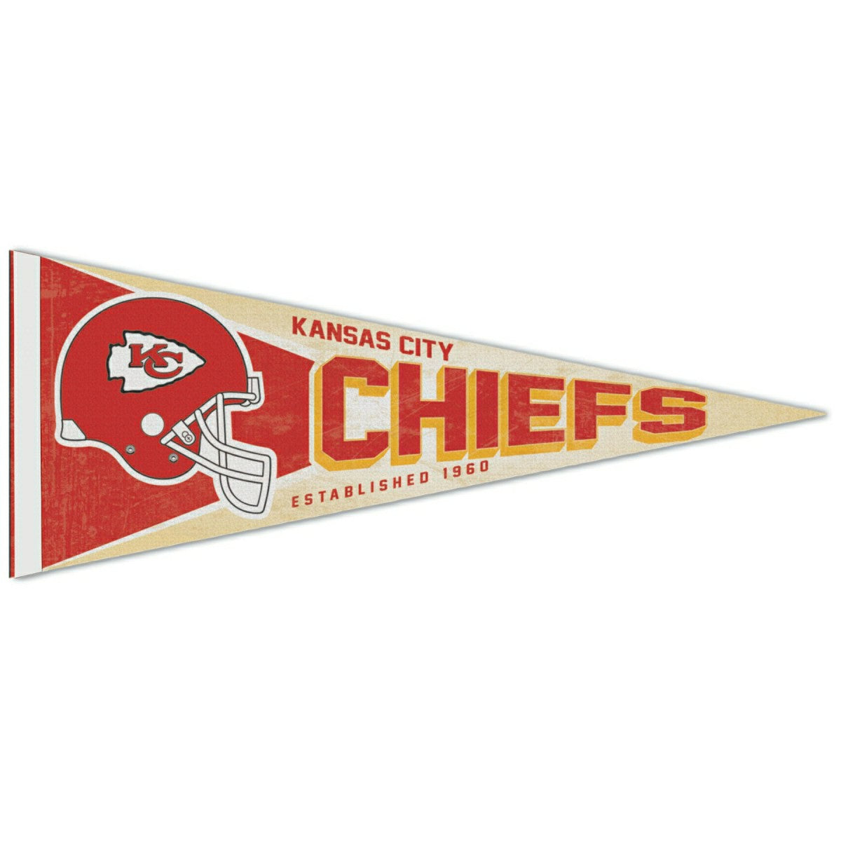 Kansas City Chiefs Premium Throwback NFL Pennant - Taass on sale