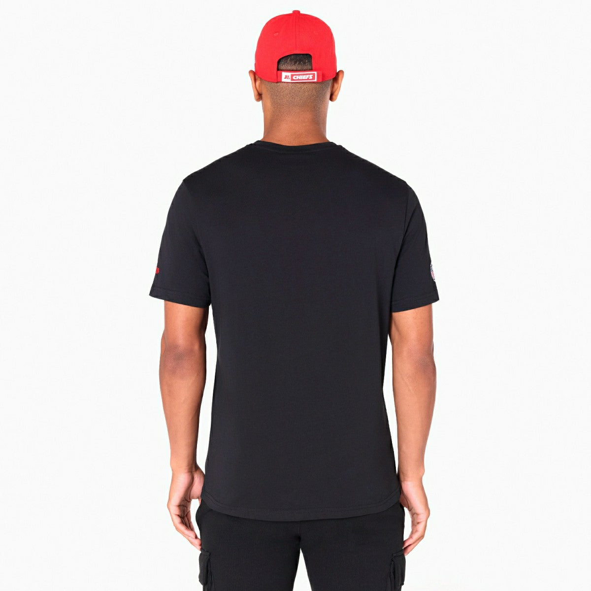 Kansas City Chiefs Team Logo Football NFL T-Shirt Black - Taass US